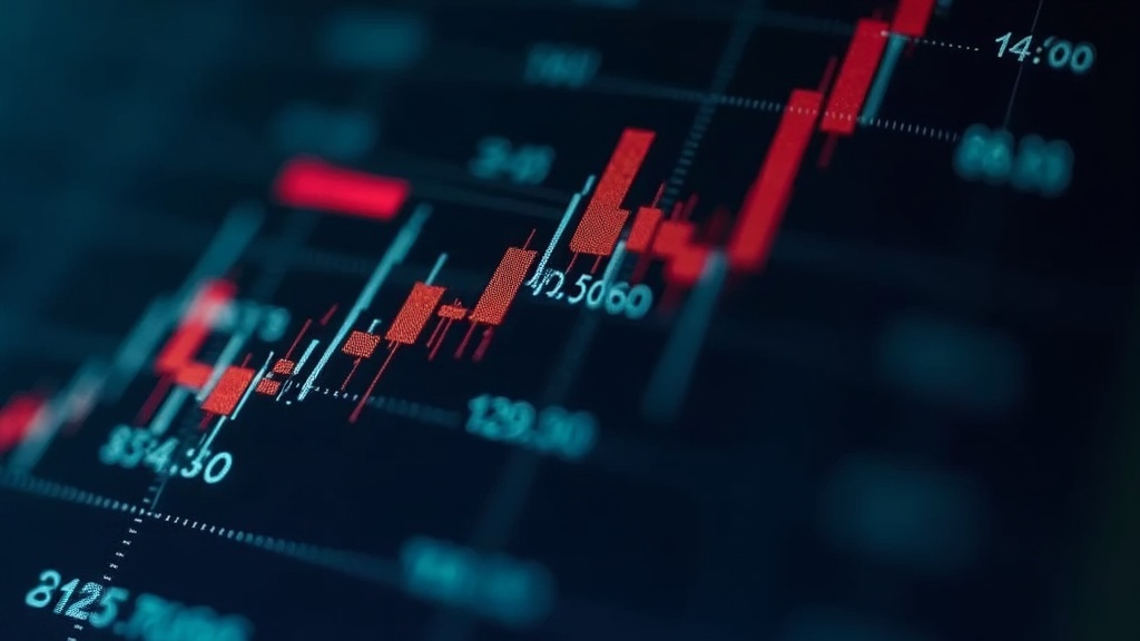 A close-up of stock market data with highlighted dividend yields and financial charts